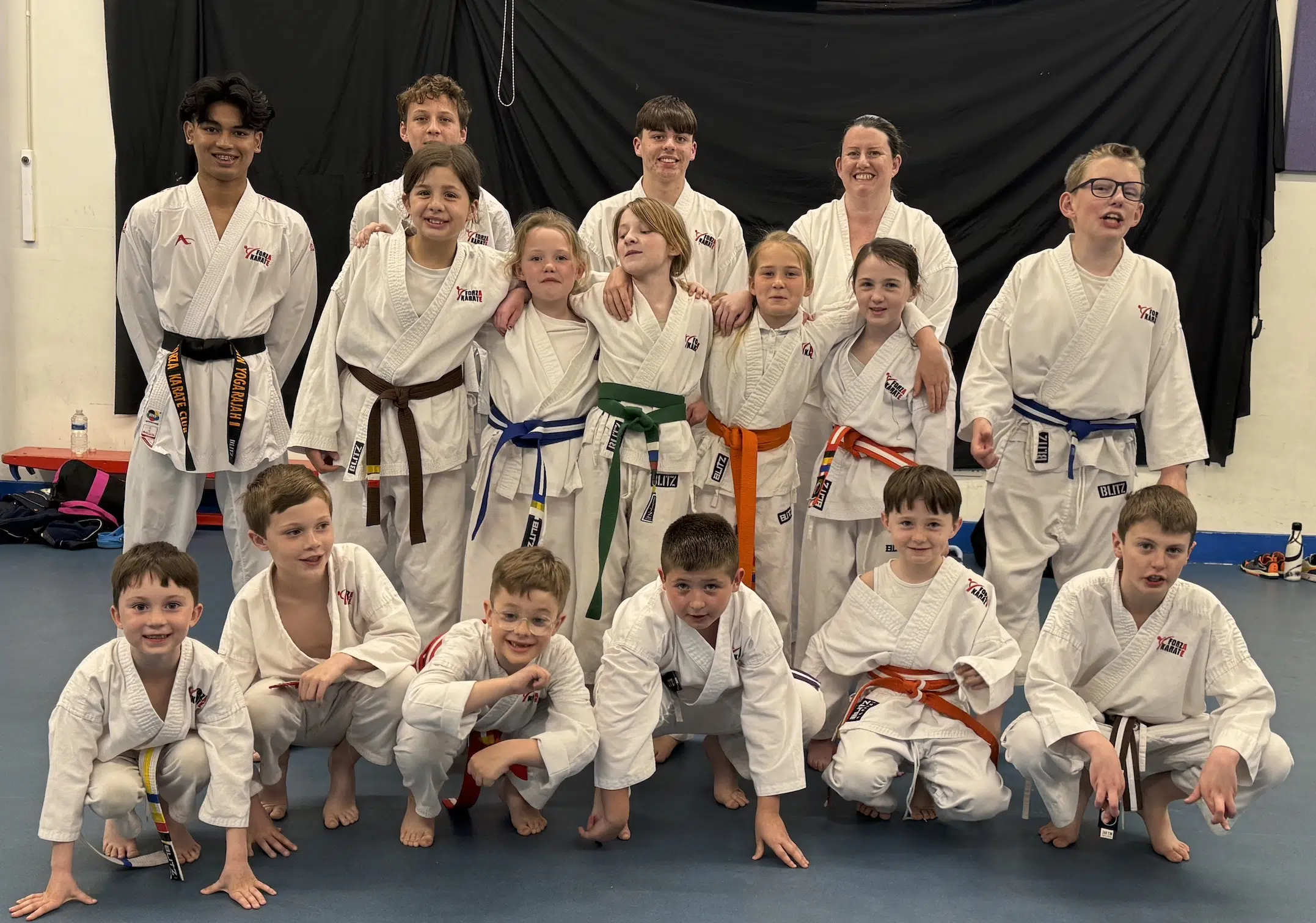 Forza Karate Club members